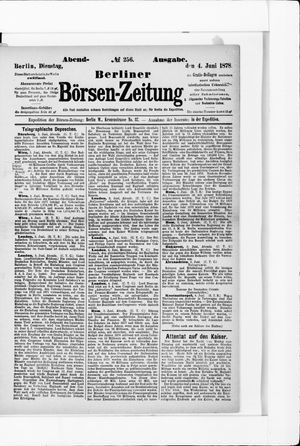 Berliner Börsen-Zeitung vom 04.06.1878