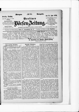 Berliner Börsen-Zeitung on Jun 18, 1878