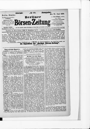 Berliner Börsen-Zeitung vom 25.06.1878