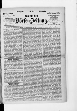 Berliner Börsen-Zeitung on Feb 11, 1879