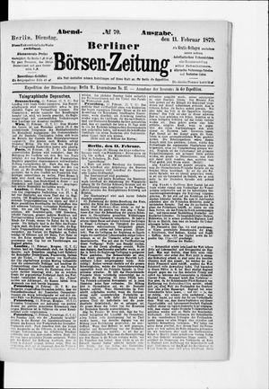 Berliner Börsen-Zeitung on Feb 11, 1879