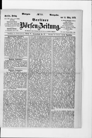 Berliner Börsen-Zeitung vom 14.03.1879