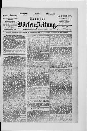 Berliner Börsen-Zeitung vom 03.04.1879