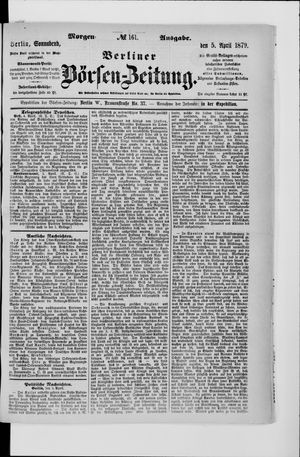 Berliner Börsen-Zeitung vom 05.04.1879