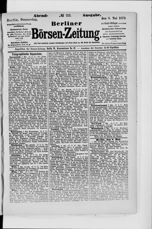 Berliner Börsen-Zeitung vom 08.05.1879