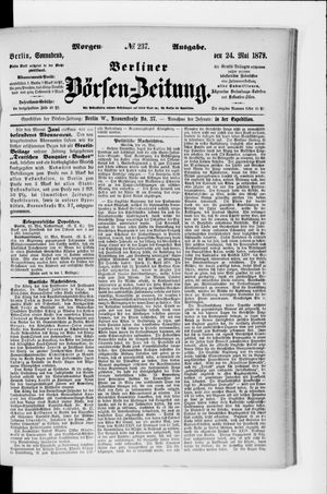 Berliner Börsen-Zeitung vom 24.05.1879