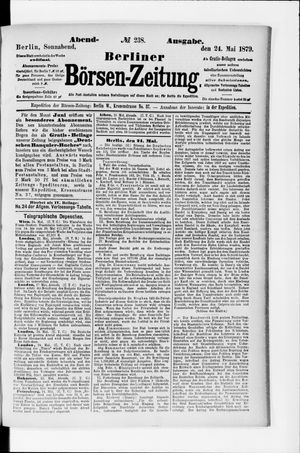 Berliner Börsen-Zeitung vom 24.05.1879