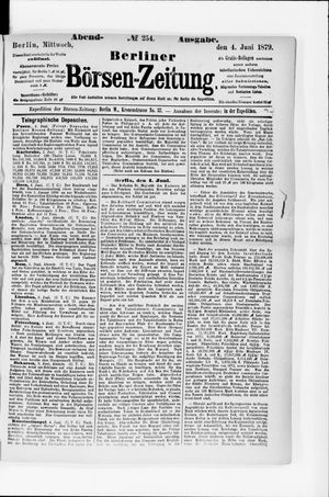 Berliner Börsen-Zeitung vom 04.06.1879