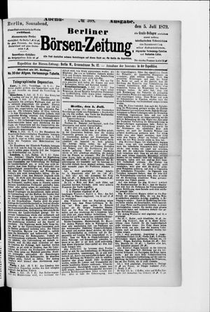 Berliner Börsen-Zeitung vom 05.07.1879