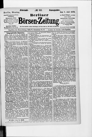 Berliner Börsen-Zeitung vom 08.07.1879