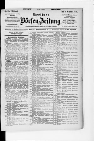Berliner Börsen-Zeitung vom 08.10.1879