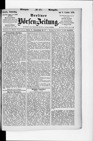 Berliner Börsen-Zeitung vom 09.10.1879