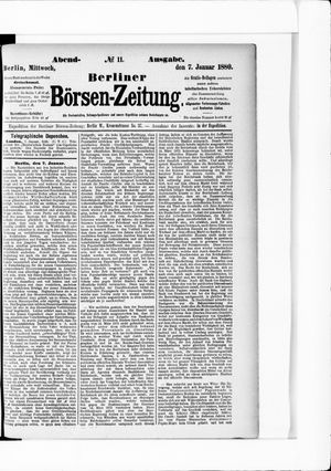 Berliner Börsen-Zeitung vom 07.01.1880