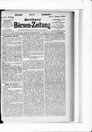 Berliner Börsen-Zeitung vom 09.01.1880