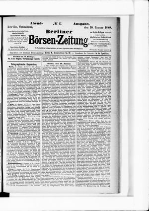 Berliner Börsen-Zeitung vom 10.01.1880