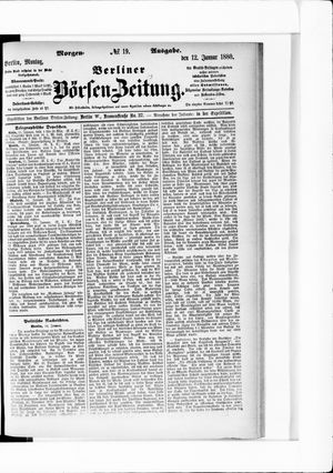 Berliner Börsen-Zeitung vom 12.01.1880