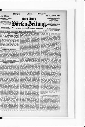 Berliner Börsen-Zeitung on Jan 19, 1880