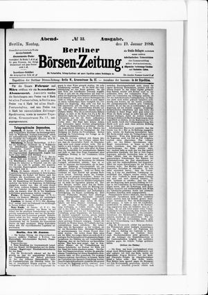 Berliner Börsen-Zeitung vom 19.01.1880