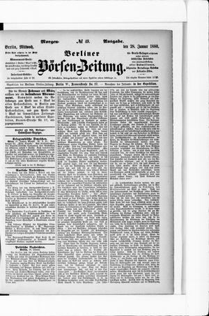 Berliner Börsen-Zeitung vom 28.01.1880