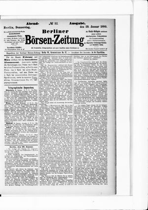 Berliner Börsen-Zeitung vom 29.01.1880