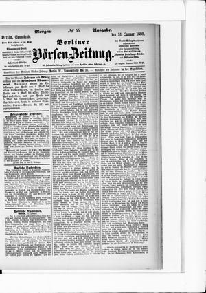 Berliner Börsen-Zeitung vom 31.01.1880