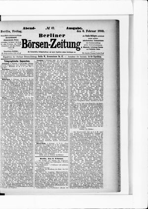 Berliner Börsen-Zeitung vom 06.02.1880