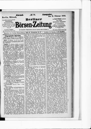 Berliner Börsen-Zeitung vom 11.02.1880