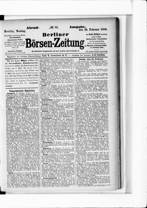 Berliner Börsen-Zeitung vom 16.02.1880