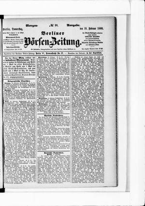 Berliner Börsen-Zeitung vom 19.02.1880