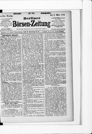 Berliner Börsen-Zeitung vom 08.03.1880