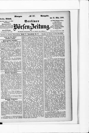 Berliner Börsen-Zeitung vom 10.03.1880