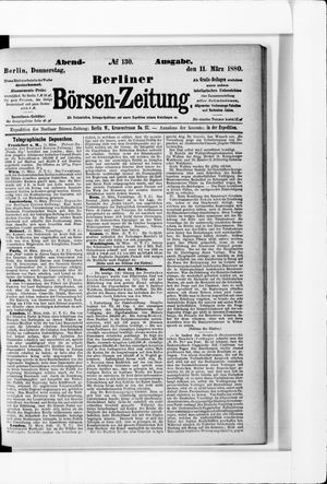 Berliner Börsen-Zeitung vom 11.03.1880