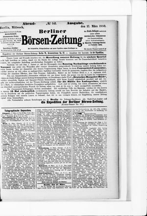 Berliner Börsen-Zeitung vom 17.03.1880