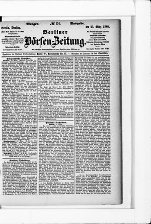 Berliner Börsen-Zeitung vom 23.03.1880