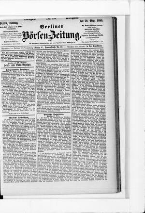 Berliner Börsen-Zeitung vom 28.03.1880