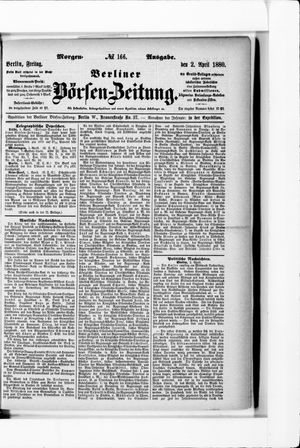 Berliner Börsen-Zeitung vom 02.04.1880