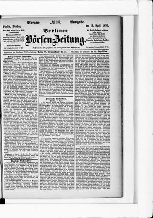 Berliner Börsen-Zeitung vom 13.04.1880