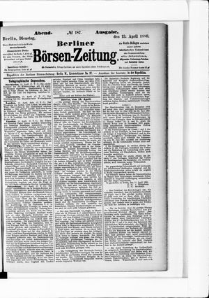 Berliner Börsen-Zeitung vom 13.04.1880