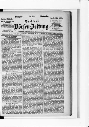 Berliner Börsen-Zeitung vom 05.05.1880