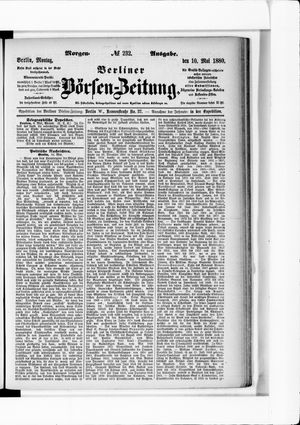 Berliner Börsen-Zeitung vom 10.05.1880