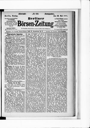 Berliner Börsen-Zeitung vom 10.05.1880