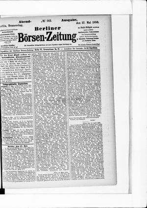 Berliner Börsen-Zeitung on May 27, 1880