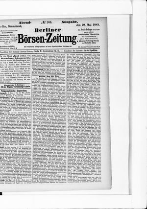 Berliner Börsen-Zeitung vom 29.05.1880