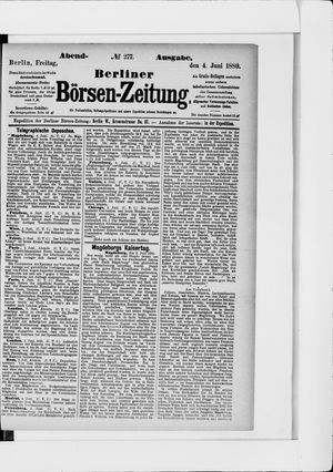 Berliner Börsen-Zeitung vom 04.06.1880