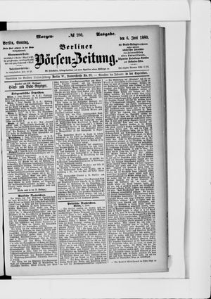 Berliner Börsen-Zeitung on Jun 6, 1880