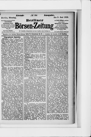 Berliner Börsen-Zeitung vom 08.06.1880