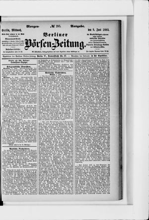 Berliner Börsen-Zeitung vom 09.06.1880