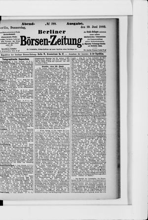 Berliner Börsen-Zeitung vom 10.06.1880