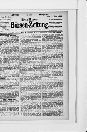 Berliner Börsen-Zeitung vom 18.06.1880