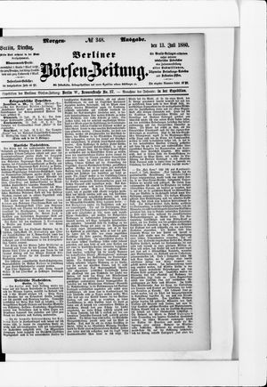 Berliner Börsen-Zeitung vom 13.07.1880